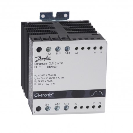 MCI 25C - MCI 25C 037N0077 DANFOSS CONTROLES INDUSTRIALES MCI 25C Electronic soft starter M/8