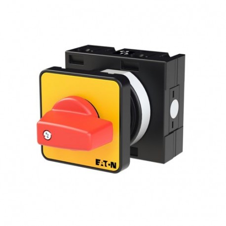 T3-1-102/E-RT - T3-1-102/E-RT 016318 Y7-16318 EATON ELECTRIC On-Off switch, 2 pole, 32 A, Emergency-Stop function, 90 °, flu..