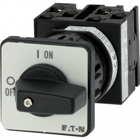 T0-3-8342/EZ - T0-3-8342/EZ 045997 Y7-45997 EATON ELECTRIC On-Off switch, 6 pole, 20 A, 90 °, centre mounting