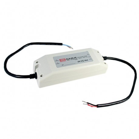 ELN-60-12 - ELN-60-12 MEANWELL AC-DC Single output LED driver Mix mode (CV+CC), Output 12VDC / 5A