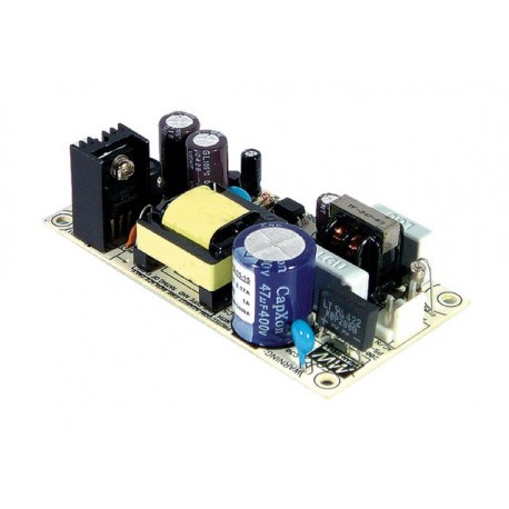 PS-15-24 - PS-15-24 MEANWELL AC-DC Single output Open frame power supply, Output 24VDC / 0.6A