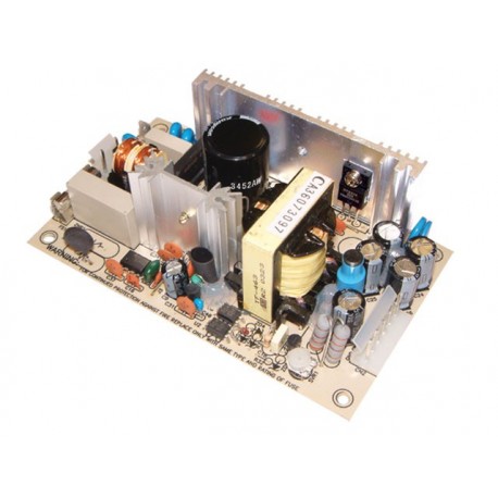 PS-65-15 - PS-65-15 MEANWELL AC-DC Single output Open frame power supply, Output 15VDC / 4.2A