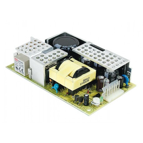 RPD-65D - RPD-65D MEANWELL AC-DC Dual output Open frame power supply, Output 24VDC / 2.9A +5VDC / 1.5A, High peak curr..