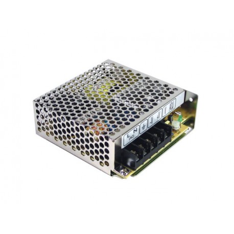 RT-50D - RT-50D MEANWELL AC-DC Triple output enclosed power supply, Output +5VDC / 3A +24VDC / 1A +12VDC / 1A