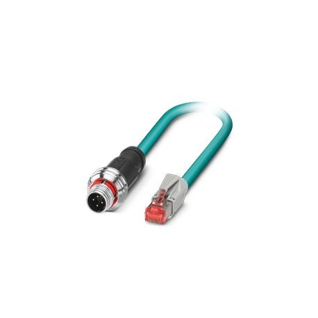 NBC-P12MSD/10,0-93E/R4AC - NBC-P12MSD/10,0-93E/R4AC 1476027 PHOENIX CONTACT Network cable, Ethernet CAT5 (100 MBit/s), 4-pole, shielded..