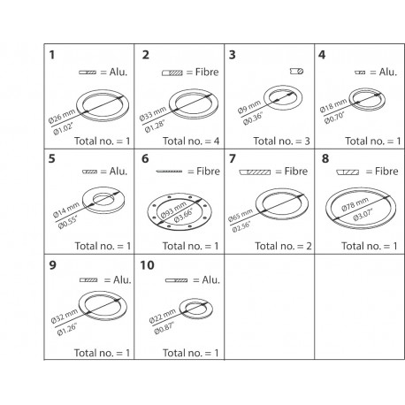 027F3077 - 027F3077 DANFOSS REFRIGERATION PM/MEV Inspection kit