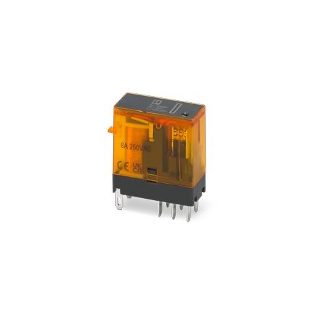 REL-FO/L-110DC/2X21 - REL-FO/L-110DC/2X21 1308307 PHOENIX CONTACT Plug-in miniature relay, FASTON connection, 2 switched contacts,..