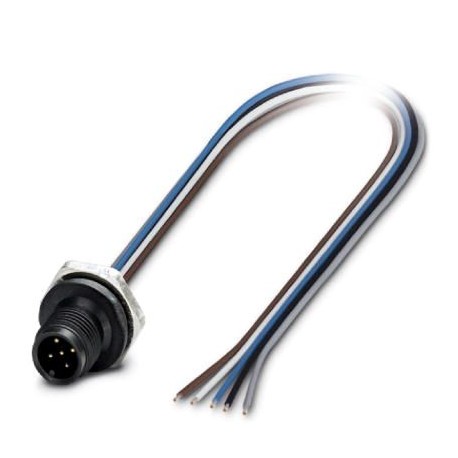 SACC-E-M12MS-5CON-M16/0,5 P - SACC-E-M12MS-5CON-M16/0,5 P 1436411 PHOENIX CONTACT Flush-type connector