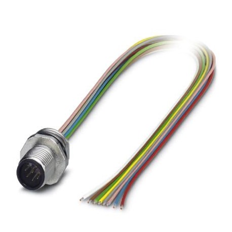 SACC-E-M12MS-8CON-PG9/0,5 - SACC-E-M12MS-8CON-PG9/0,5 1513774 PHOENIX CONTACT Flush-type connector
