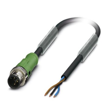 SAC-3P-MS/10,0-PUR SCO - SAC-3P-MS/10,0-PUR SCO 1518672 PHOENIX CONTACT Sensor/Actuator cable, 3-position, PUR halogen-free, black-gr..