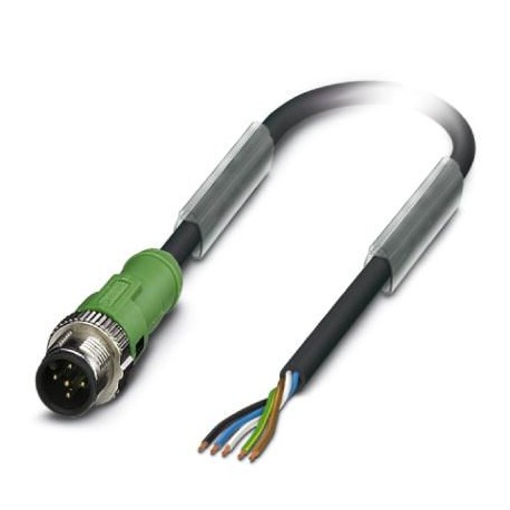 SAC-5P-MS/ 1,5-PUR SCO - SAC-5P-MS/ 1,5-PUR SCO 1518960 PHOENIX CONTACT Sensor/Actuator cable, 5-position, PUR halogen-free, black-gr..