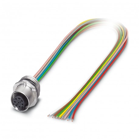 SACC-E-FS-8CON-M16/0,5 SCO - SACC-E-FS-8CON-M16/0,5 SCO 1523476 PHOENIX CONTACT Flush-type connector