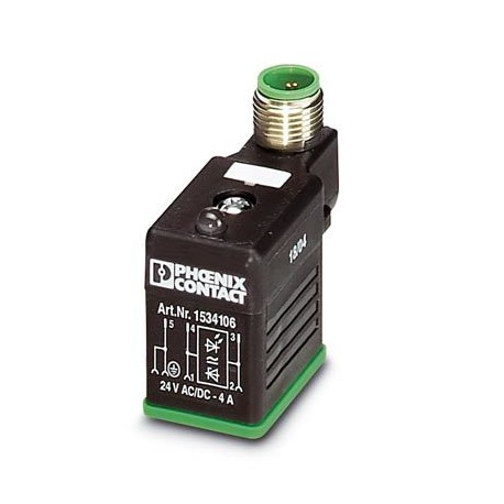 SAC-3P-M12MS/B-1L-S - SAC-3P-M12MS/B-1L-S 1534106 PHOENIX CONTACT Valve connectors