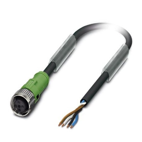 SAC-4P- 1,5-PUR/FS SCO - SAC-4P- 1,5-PUR/FS SCO 1536285 PHOENIX CONTACT Sensor/Actuator cable, 4-position, PUR halogen-free, black-gr..