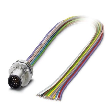 SACC-E-MS-17CON-M16/0,5 SCO - SACC-E-MS-17CON-M16/0,5 SCO 1556304 PHOENIX CONTACT Flush-type connector