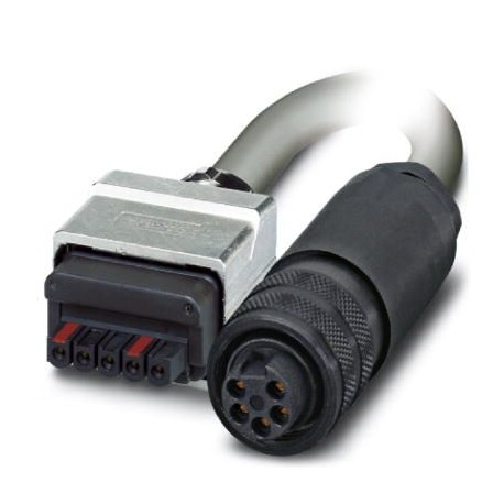 VS-P1220-P1226-C1021/ 2,0 - VS-P1220-P1226-C1021/ 2,0 1609222 PHOENIX CONTACT Conductor, PROFINET/power, 5-position, PVC, Silver-gray RA..