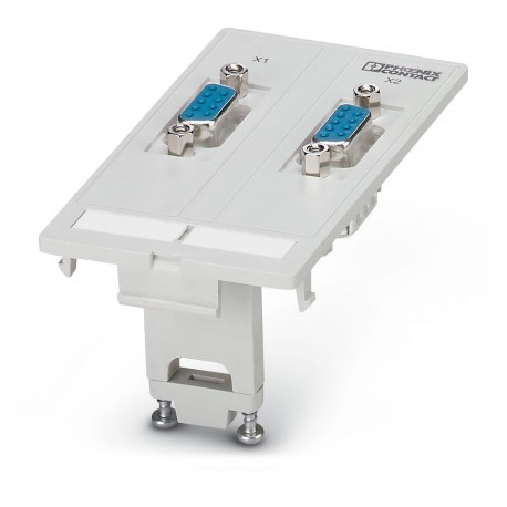 VS-SI-FP-2DSUB9-GC-BU/ST - VS-SI-FP-2DSUB9-GC-BU/ST 1657708 PHOENIX CONTACT Front plate