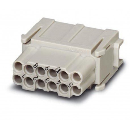 HC-M-12-MOD-BU - HC-M-12-MOD-BU 1663323 PHOENIX CONTACT HEAVYCON contact insert module, female, 12-pos., crimp connection