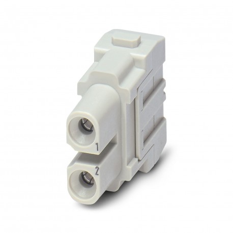 HC-M-02-MOD-BU - HC-M-02-MOD-BU 1679359 PHOENIX CONTACT HEAVYCON contact insert module, female, 2-pos., axial screw connection