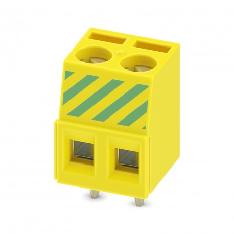 MKDS 1,5/ 2-B-5,08 GNYE - MKDS 1,5/ 2-B-5,08 GNYE 1706358 PHOENIX CONTACT PCB terminal block, Nominal current: 17.5 A, Nom. voltage: 4..