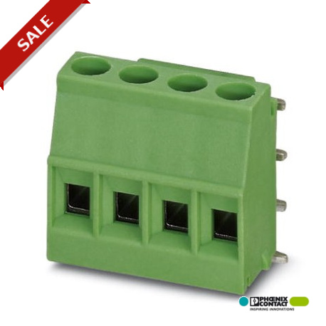 MKDSO 2,5/ 4-R - MKDSO 2,5/ 4-R 1707247 PHOENIX CONTACT PCB terminal block, Nominal current: 24 A, Nom. voltage: 400 V, Pitch..