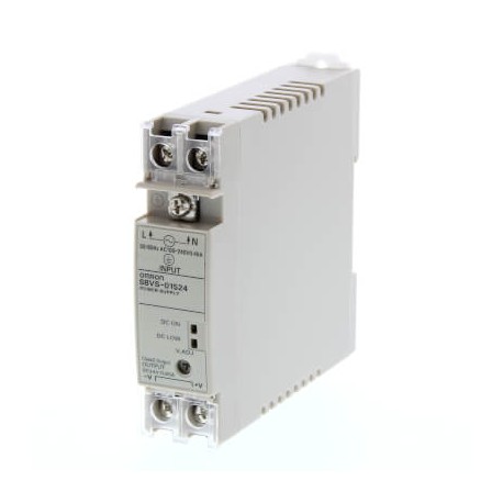 S8VS-01524 - S8VS-01524 S8VS0158F 307948 OMRON 15W / 24V / 0.65A 22.5mm DIN Rail
