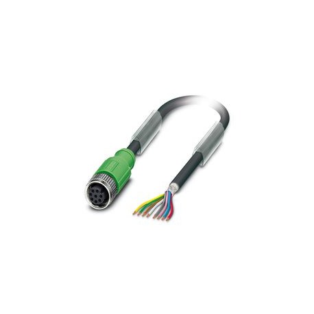 SAC-8P-0,5-285/M12FS SH3 - SAC-8P-0,5-285/M12FS SH3 1432462 PHOENIX CONTACT Sensor/actuator cable, 8-pole, PUR, highly flexible, grey R..