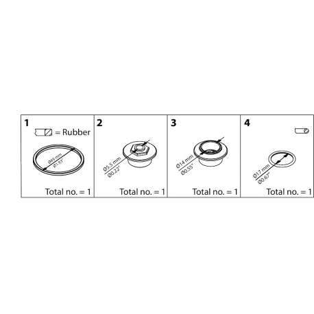 027H1190 - 027H1190 DANFOSS REFRIGERATION ICFE20 ICM 20 A33/A/B/C Service kit