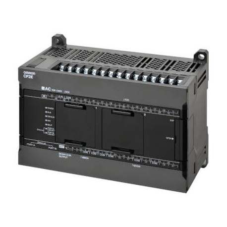 CP2E-N40DT-D - CP2E-N40DT-D CP2W0019E CP2EN40DTD OMRON CP2E series compact PLC Network type 24 DI, 16 DO NPN output Power s..