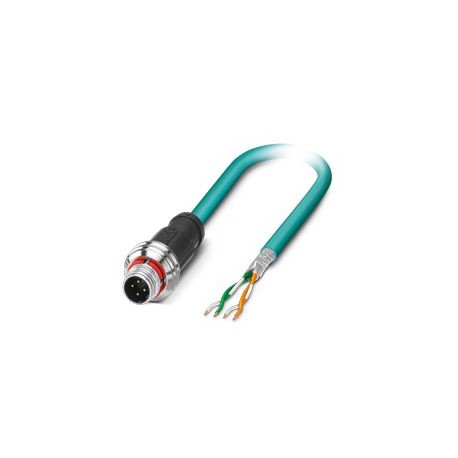 NBC-P12MSD/10,0-93E - NBC-P12MSD/10,0-93E 1476014 PHOENIX CONTACT Network cable, CAT5 Ethernet (100 MBit/s), 4-pole, halogen-free ..
