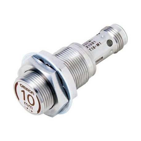 E2EW-X10B1T18-M1 - E2EW-X10B1T18-M1 E2EW0184F 702365 OMRON Proximity sensor, inductive, nickel-brass long body, M18, shielded, ..