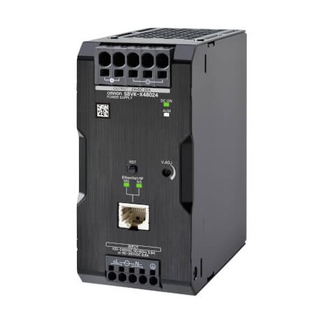 S8VK-X48024-EIP - S8VK-X48024-EIP S8VK6010H 680576 OMRON Book Power Supply, 480 W, 24 Vdc, 20 A, DIN Rail Mount, Push-In Termi..