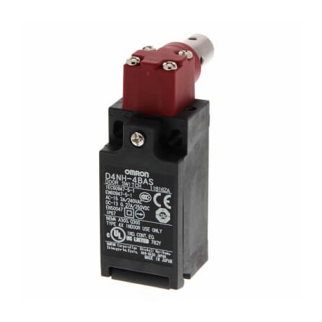 D4NH-4DAS - D4NH-4DAS D4NH0056B 170781 OMRON Safety limit switch, D4NH, M20 (1 duct), 3NC (delayed action), axial actuat..