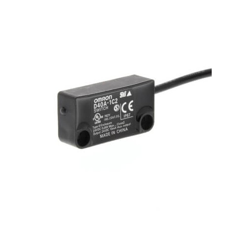 D40A-1C2 - D40A-1C2 D40A6001H 353674 OMRON Door Switch E. Hall 1 Aux PNP NA Cable 2m