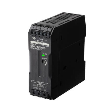 S8VK-G03005 - S8VK-G03005 S8VK1003H 374167 OMRON Power Supply 30W/5V/5A DIN Rail