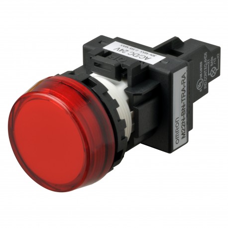 M22N-BC-TRA-RE - M22N-BC-TRA-RE A2260110B 664398 OMRON M22N flush marker indicator, RED, RED LED 200/240 VAC