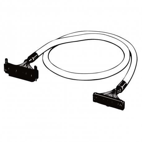 XW2Z-0200CG-L - XW2Z-0200CG-L XW2Z0487M 377636 OMRON I/O connection cable, FCN56 to MIL60, L 200 cm