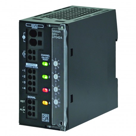 S8V-CP0424 - S8V-CP0424 S8V 1003R 689505 OMRON Electronic circuit breaker, 4-channel, max. 10 A per channel, 24 VDC