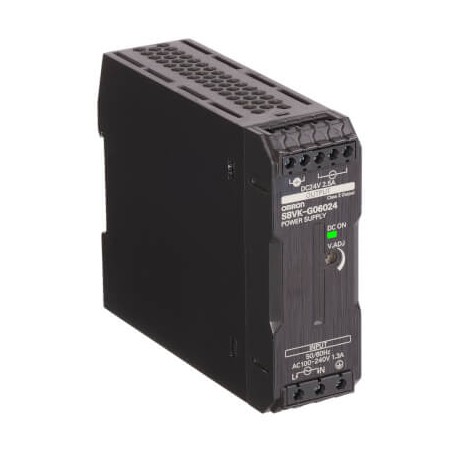S8VK-G06024 - S8VK-G06024 S8VK1007M 374171 OMRON Power Supply 60W/24V/2.5A DIN Rail
