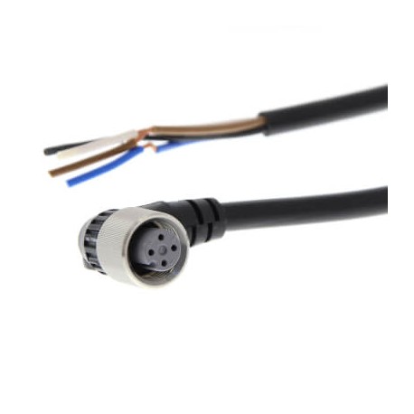 XS2F-E422-G80-E - XS2F-E422-G80-E XS2F0443A 237194 OMRON With 4-wire angled cable 5m M12 IP69K Resist. Heat