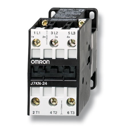 J7KN-14D-10 180 - J7KN-14D-10 180 J7KN9699A 367309 OMRON Contactor, 3-pole, 5.5 kW 14 TO AC3 (380-415 VAC) + 1 NO aux., 180 VAC