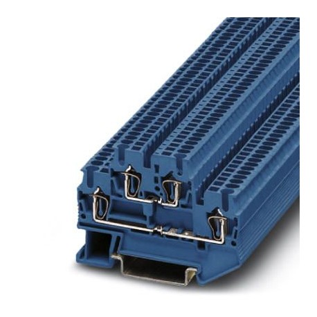 STTB 1,5 BU - STTB 1,5 BU 3031160 PHOENIX CONTACT Double-level spring-cage terminal block