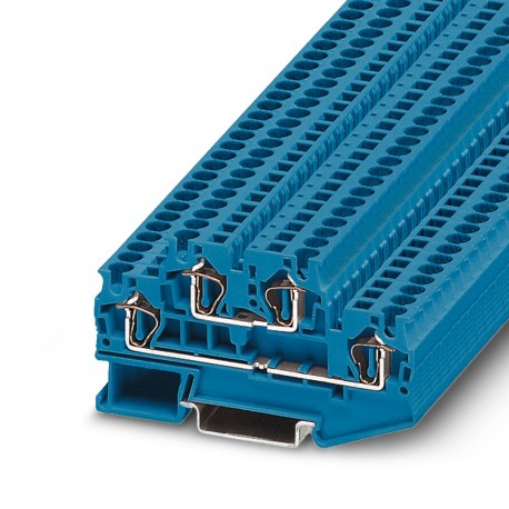 STTB 4 BU - STTB 4 BU 3031432 PHOENIX CONTACT Double-level spring-cage terminal block