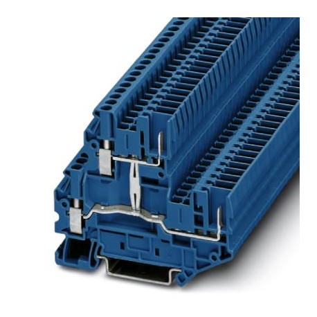UTTB 2,5/2P-PV BU - UTTB 2,5/2P-PV BU 3060487 PHOENIX CONTACT Double-level terminal block