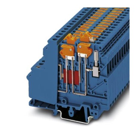 UDMTK 5-TWIN-P/P BU - UDMTK 5-TWIN-P/P BU 3101139 PHOENIX CONTACT Knife disconnect terminal block
