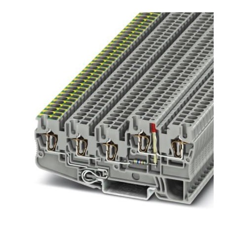 STIO 2,5/4-PE/2B/L-LA24RD/O-M - STIO 2,5/4-PE/2B/L-LA24RD/O-M 3209170 PHOENIX CONTACT Installation ground terminal block