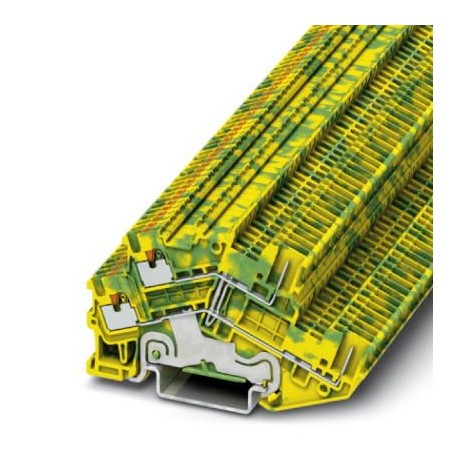 PTTBS 1,5/S/2P-PE - PTTBS 1,5/S/2P-PE 3214518 PHOENIX CONTACT Protective conductor double-level terminal block
