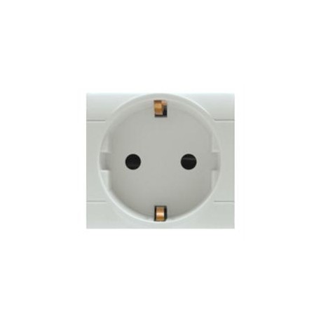 101.6412.B - 101.6412.B SCAME SOCKET GERMAN ST. 2P+E 16A WHITE