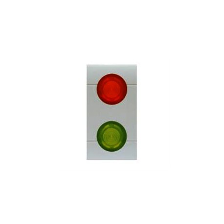 101.6542.G - 101.6542.G SCAME PILOT LIGHT INDIC.RED-GREEN GLASS GREY