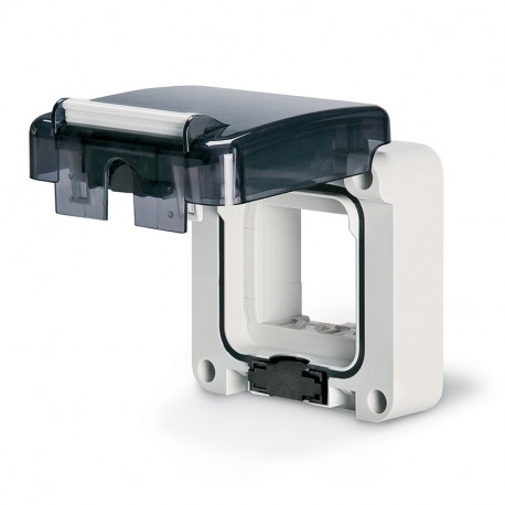 137.002 - 137.002 SCAME 2 GANGS ENCLOSURE IP66 FLUSH MOUNTING